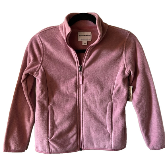 Amazon Essentials Other - NWT Amazon girls fleece zip up jacket Size 8 (M)